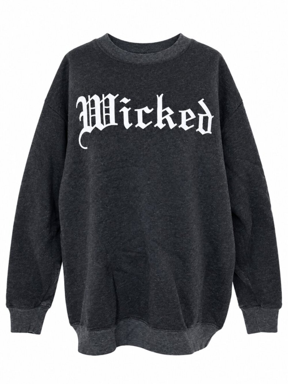 Wildfox Grey Wicked Graphic Sweatshirt - XS